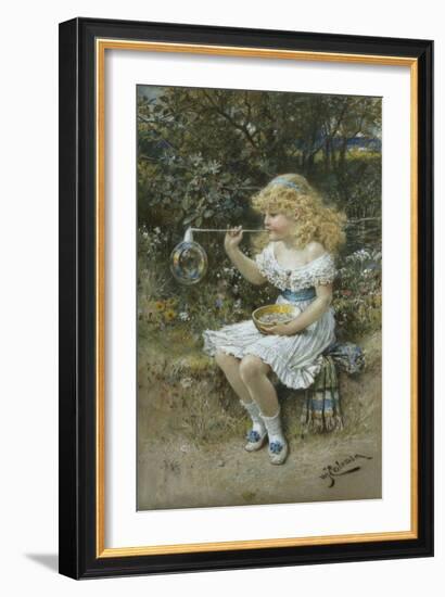 I'm Forever Blowing Bubbles-William Stephen Coleman-Framed Giclee Print