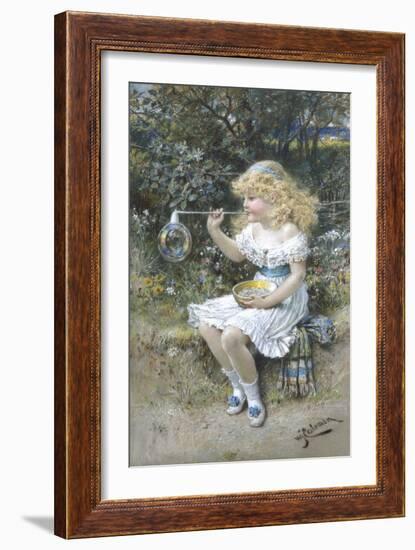 I'M Forever Blowing Bubbles-William Stephen Coleman-Framed Giclee Print