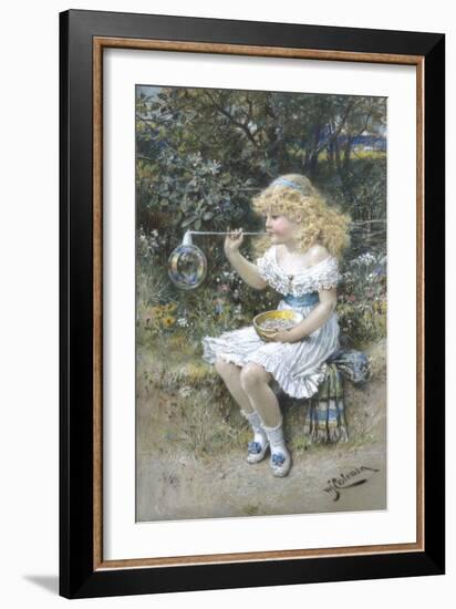 I'M Forever Blowing Bubbles-William Stephen Coleman-Framed Giclee Print