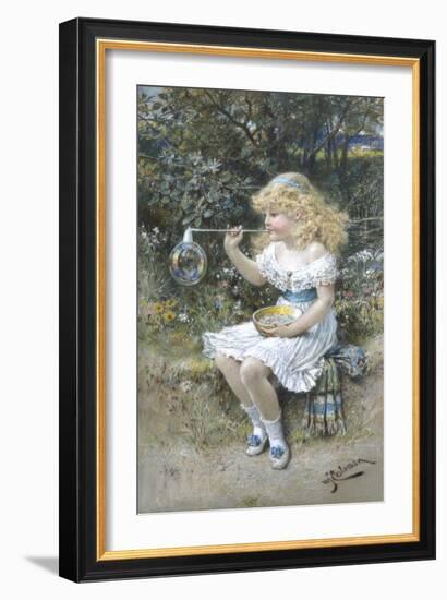 I'M Forever Blowing Bubbles-William Stephen Coleman-Framed Giclee Print