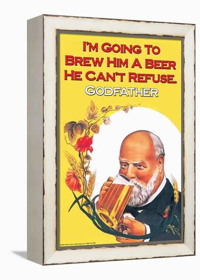 I'm Going to Brew Him a Beer He Can't Refuse-null-Framed Stretched Canvas