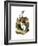 "I'm Late" Alice in Wonderland White Rabbit by John Tenniel-Piddix-Framed Premium Giclee Print