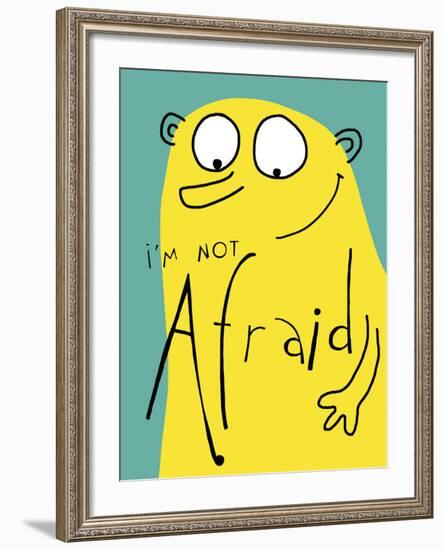 I'm Not Afraid-Laure Girardin-Vissian-Framed Giclee Print