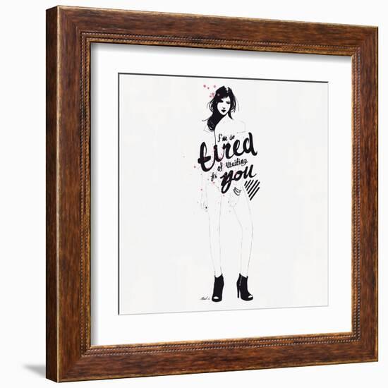 I'm So Tired-Manuel Rebollo-Framed Art Print