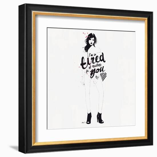 I'm So Tired-Manuel Rebollo-Framed Art Print