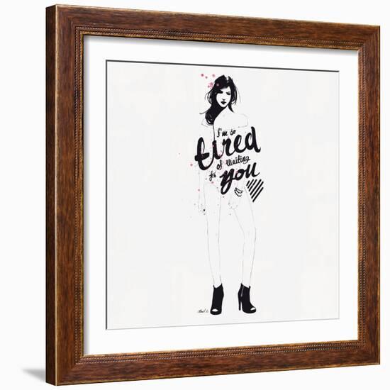 I'm So Tired-Manuel Rebollo-Framed Art Print