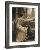 I'm Still Here-Herbert Dicksee-Framed Giclee Print