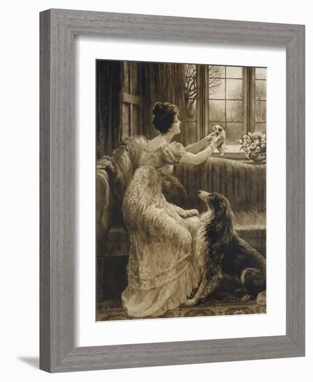 I'm Still Here-Herbert Dicksee-Framed Giclee Print