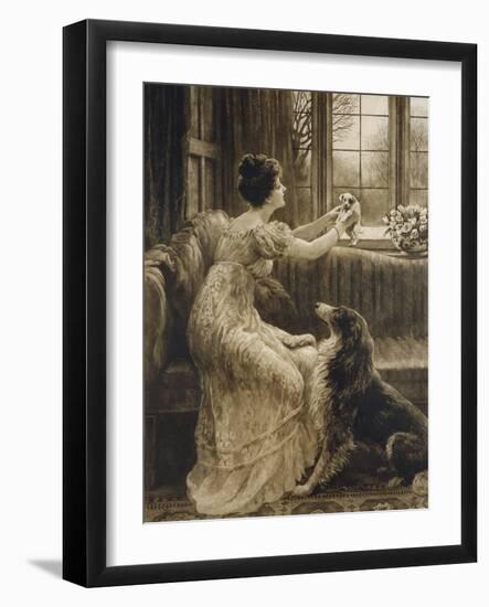 I'm Still Here-Herbert Dicksee-Framed Giclee Print