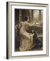 I'm Still Here-Herbert Dicksee-Framed Giclee Print