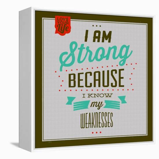 I'm Strong 1-Lorand Okos-Framed Stretched Canvas