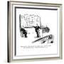"I'm sure you're all familiar with the concept of business cycles. Now, at?" - New Yorker Cartoon-James Mulligan-Framed Premium Giclee Print