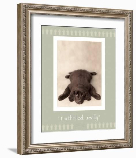 I'm Thrilled-Rachael Hale-Framed Premium Giclee Print