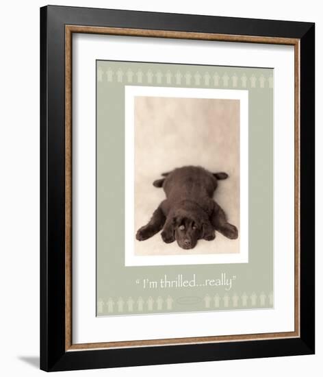 I'm Thrilled-Rachael Hale-Framed Premium Giclee Print