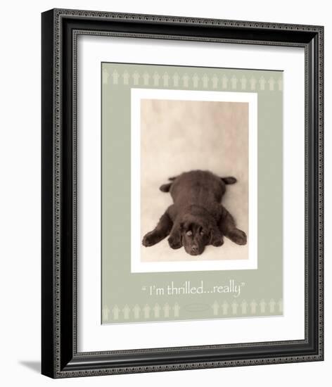 I'm Thrilled-Rachael Hale-Framed Premium Giclee Print