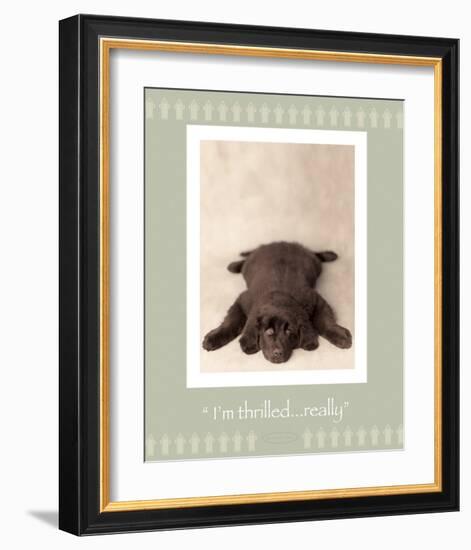 I'm Thrilled-Rachael Hale-Framed Premium Giclee Print