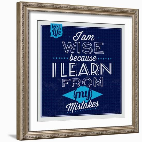 I'm Wise 1-Lorand Okos-Framed Art Print