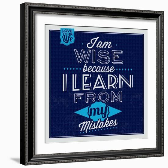 I'm Wise 1-Lorand Okos-Framed Art Print