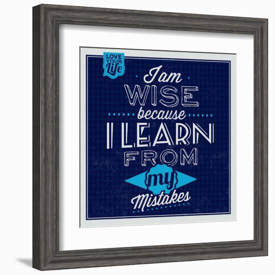 I'm Wise 1-Lorand Okos-Framed Art Print