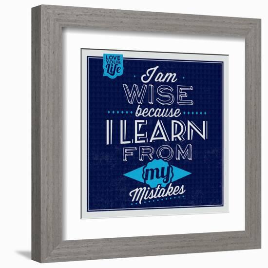 I'm Wise 1-Lorand Okos-Framed Art Print