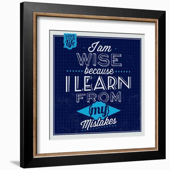 I'm Wise 1-Lorand Okos-Framed Art Print