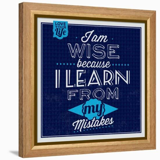 I'm Wise 1-Lorand Okos-Framed Stretched Canvas