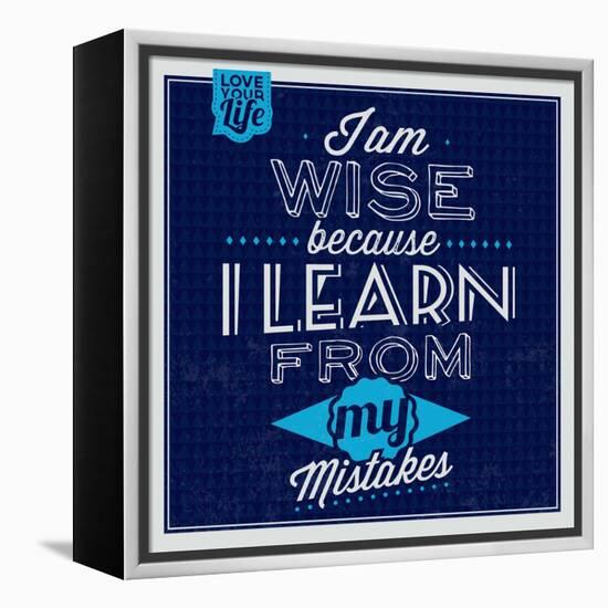 I'm Wise 1-Lorand Okos-Framed Stretched Canvas