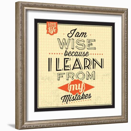 I'm Wise-Lorand Okos-Framed Art Print