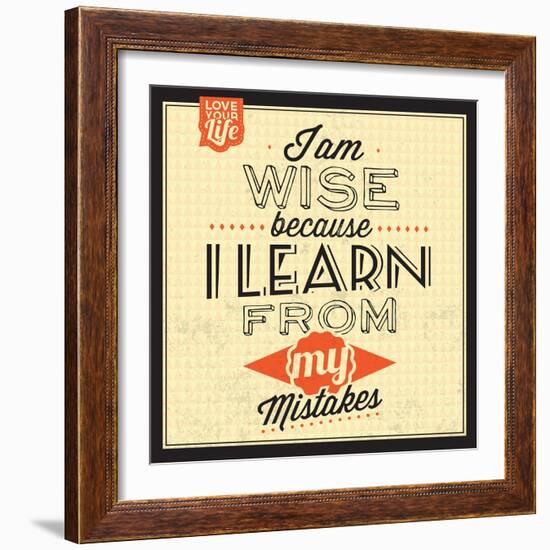 I'm Wise-Lorand Okos-Framed Art Print