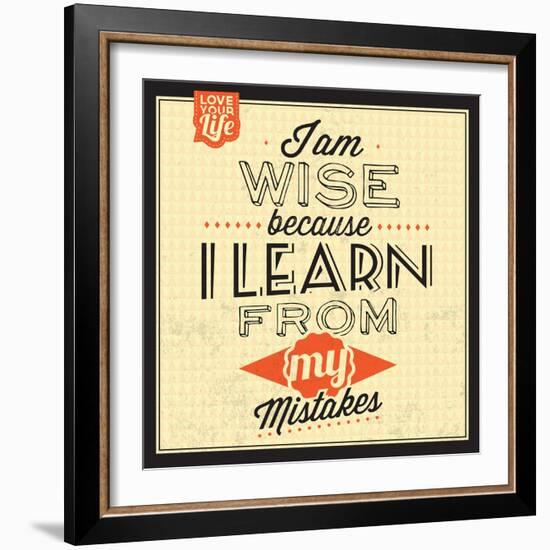 I'm Wise-Lorand Okos-Framed Art Print