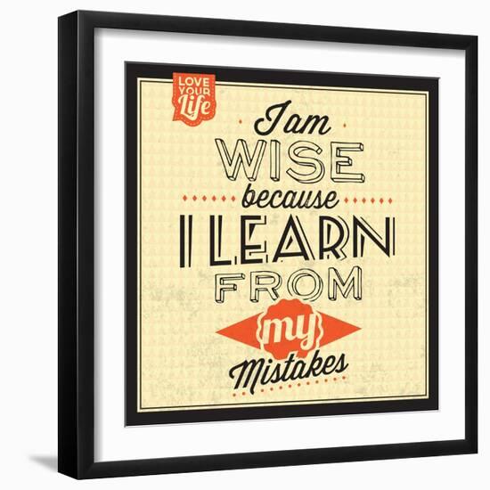 I'm Wise-Lorand Okos-Framed Art Print