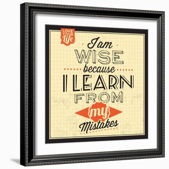 I'm Wise-Lorand Okos-Framed Art Print