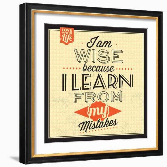 I'm Wise-Lorand Okos-Framed Art Print