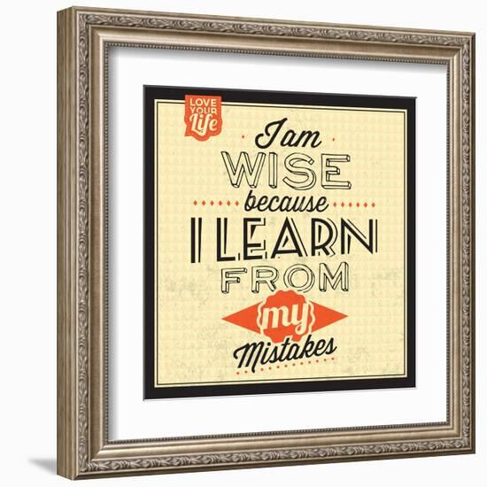 I'm Wise-Lorand Okos-Framed Art Print