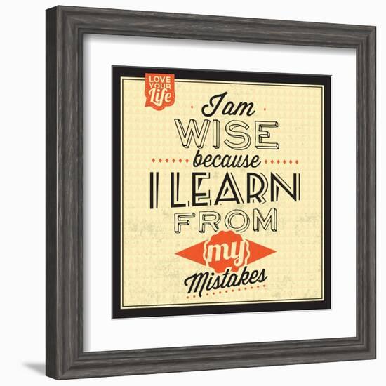 I'm Wise-Lorand Okos-Framed Art Print