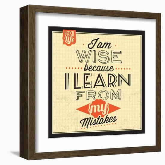 I'm Wise-Lorand Okos-Framed Art Print