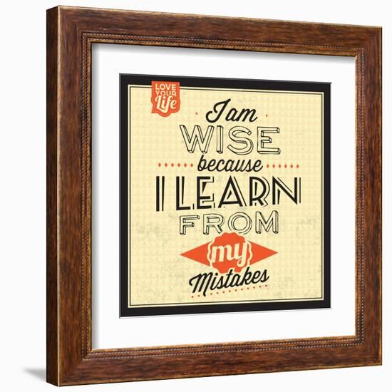 I'm Wise-Lorand Okos-Framed Art Print