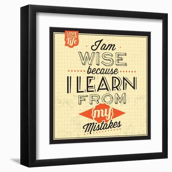 I'm Wise-Lorand Okos-Framed Art Print