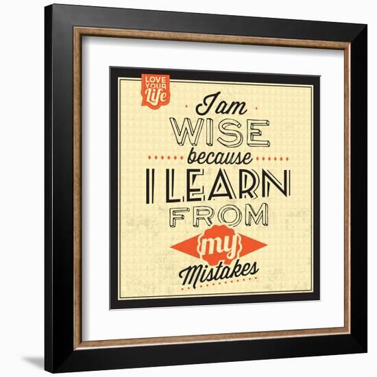 I'm Wise-Lorand Okos-Framed Art Print