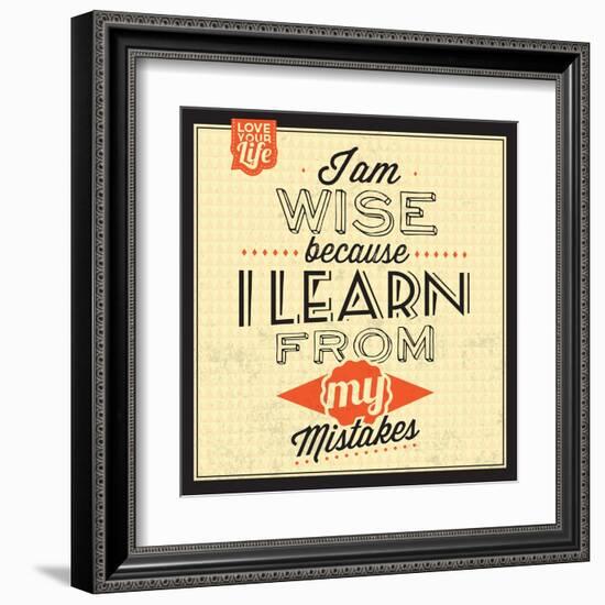 I'm Wise-Lorand Okos-Framed Art Print