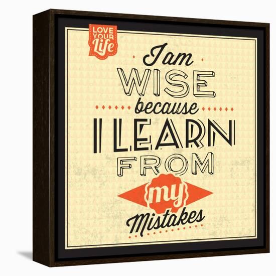 I'm Wise-Lorand Okos-Framed Stretched Canvas