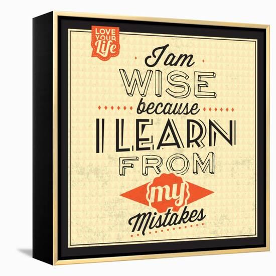 I'm Wise-Lorand Okos-Framed Stretched Canvas