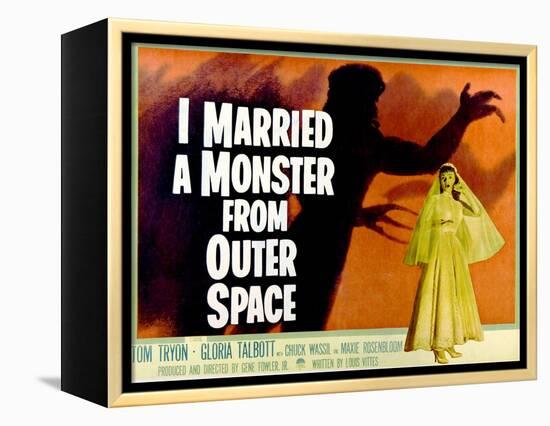 I Married A Monster From Outer Space, Gloria Talbott, 1958-null-Framed Stretched Canvas