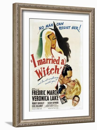 I Married a Witch, 1942-null-Framed Art Print