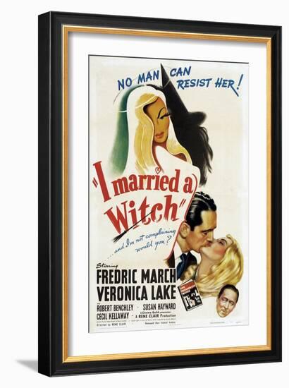 I Married a Witch, 1942-null-Framed Art Print