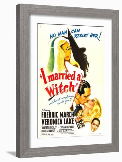 I Married a Witch, Fredric March, Veronica Lake, Robert Benchley, 1942-null-Framed Art Print