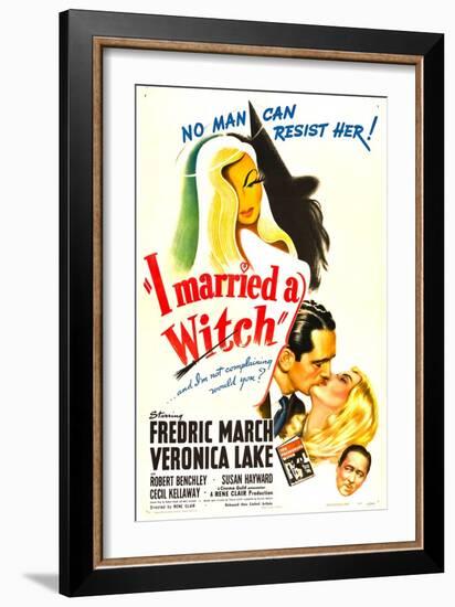 I Married a Witch, Fredric March, Veronica Lake, Robert Benchley, 1942-null-Framed Art Print