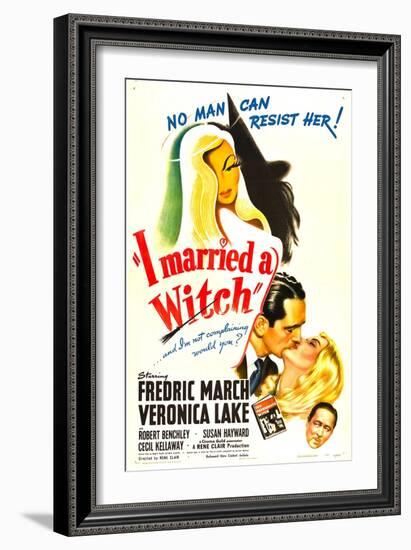 I Married a Witch, Fredric March, Veronica Lake, Robert Benchley, 1942-null-Framed Art Print