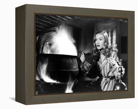 I Married A Witch, Veronica Lake, 1942-null-Framed Stretched Canvas