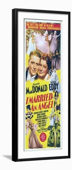 I Married an Angel, Jeanette MacDonald, Nelson Eddy, 1942-null-Framed Art Print